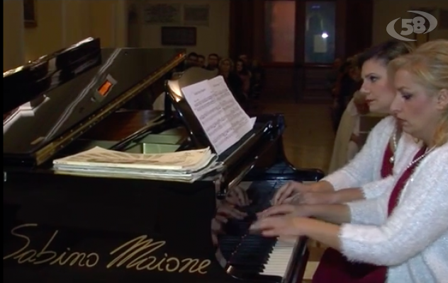 A Carpignano il concerto delle pianiste Longobardi e Bellocchio/VIDEO