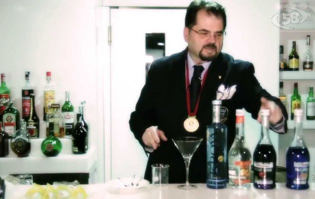 Ettore Diana, il barman dei record all'Alberghiero di Vallesaccarda