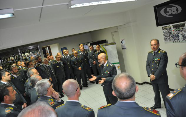 Il Generale Ricozzi in visita al Comando della Guardia di Finanza