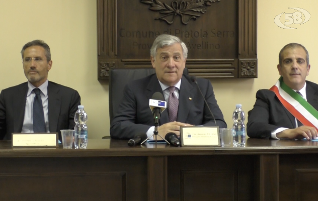 Tajani cittadino onorario di Pratola: ''Vigileremo su Fca e ambiente''