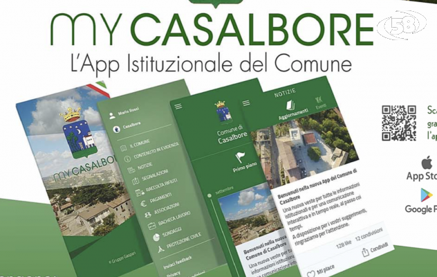 L'amministrazione Fabiano presenta l'App “My Casalbore”