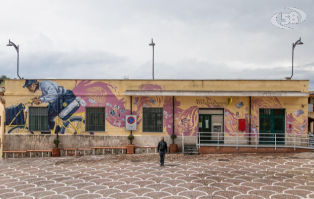 Un murale per l'Ufficio Postale di Calitri