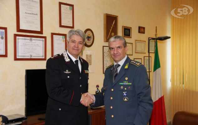 Fiamme Gialle, Catalano fa visita al Comando provinciale dei Carabinieri
