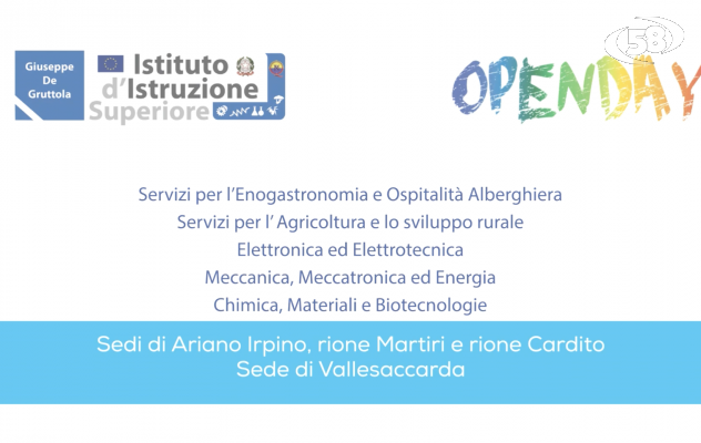 Open Day al De Gruttola di Ariano e Vallesaccarda: 5 indirizzi e tante opportunità /VIDEO