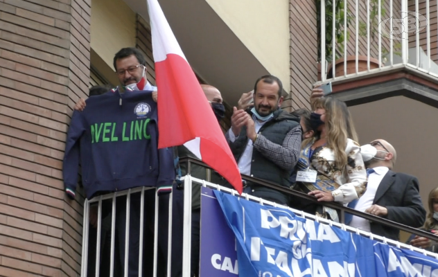 Salvini in Irpinia: ''De Mita? Il passato. De Luca? Solo danni''