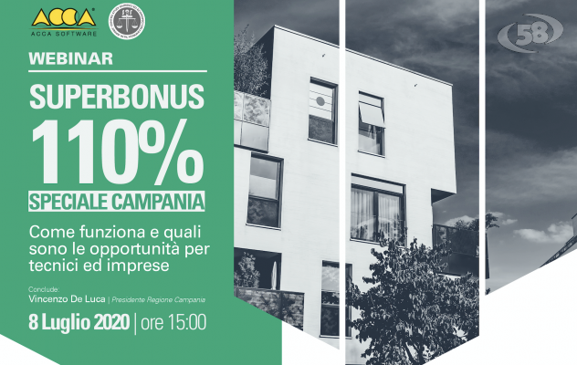 Superbonus 110% in Campania: il Presidente De Luca al webinar di ACCA software