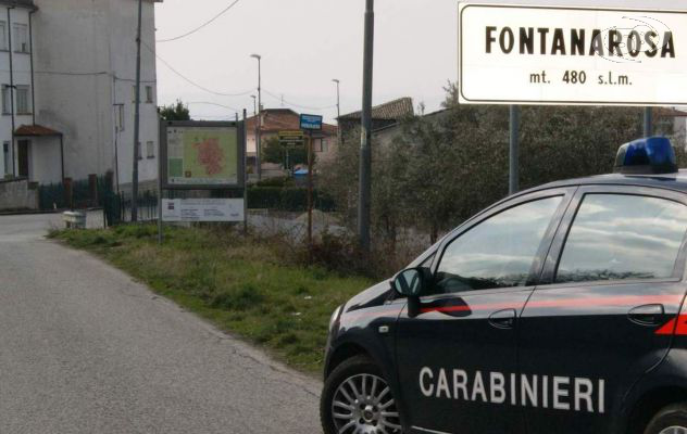  Fontanarosa, carabinieri denunciano un ventenne per inosservanza al foglio di via obbligatorio