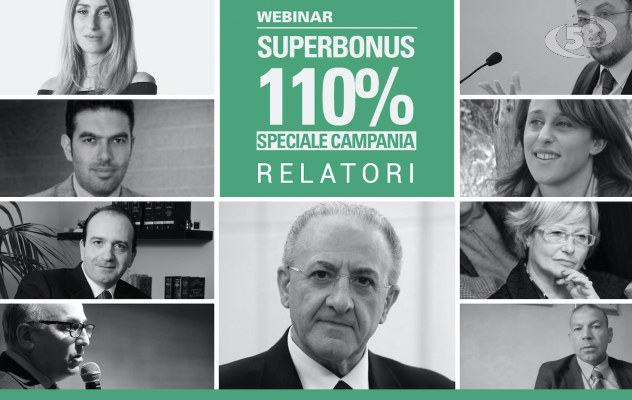 De Luca al webinar ACCA sul Superbonus 110%: lavoro per i tecnici e le imprese campane per i prossimi 20 anni