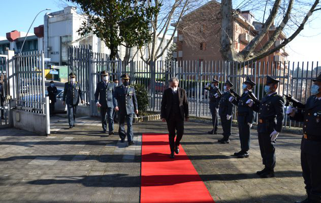 Fiamme Gialle, il Procuratore della Repubblica di Avellino in visita al Comando Provinciale di Avellino