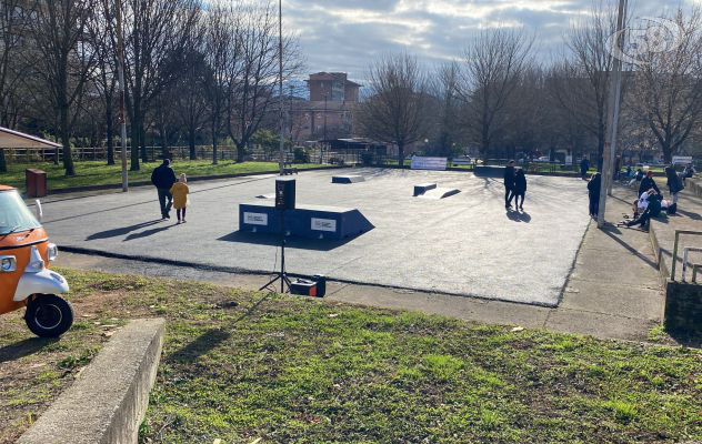 Taglio del nastro per lo Skate Park di Avellino