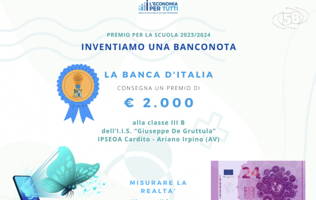Alunni del "De Gruttola" di Ariano finalisti al Concorso "Inventiamo una Banconota"