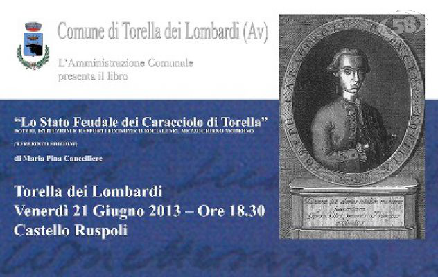 Al Castello Ruspoli di Torella si presenta "Lo stato feudale" di Maria Pina Cancelliere