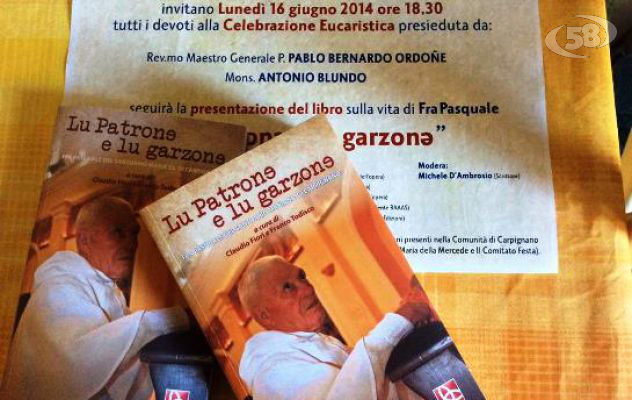 Carpignano, Fra Pasquale presenta il suo libro