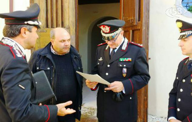 Montefusco, il Generale di Brigata visita la nuova sede della stazione Carabinieri
