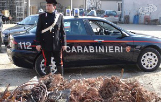 Venticano, furto di rame: individuati e denunciati tre rumeni