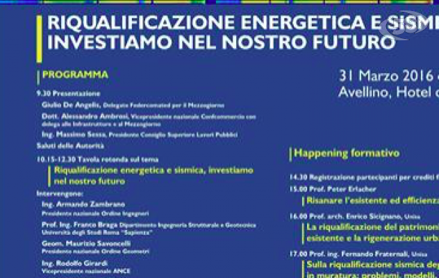 Sgravi fiscali e riqualificazione energetica, convegno ad Avellino