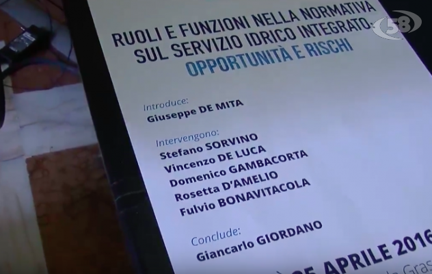 Acqua, confronto in Provincia. De Mita: deficit Alto Calore ha nomi e cognomi