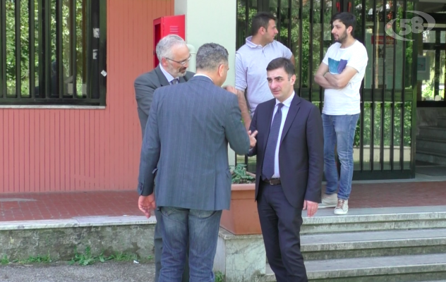 Nuovo padiglione al  Liceo Colletta, Gambacorta inaugura il cantiere 