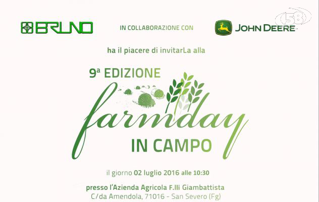 Sabato a San Severo la 9° edizione di ''Farmday in campo''