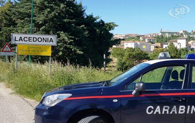 Lacedonia, auto sospetta: allontanati in quattro 