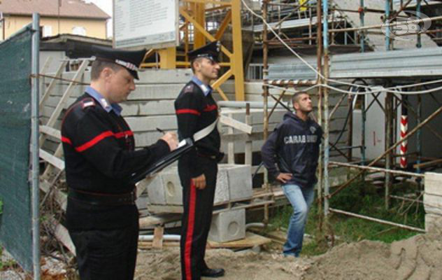 Sicurezza sui cantiere edili, controlli dei Carabinieri