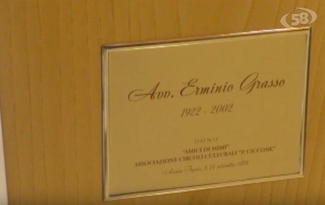 Ariano rende omaggio ad Erminio Grasso: ecco la Fondazione / SPECIALE