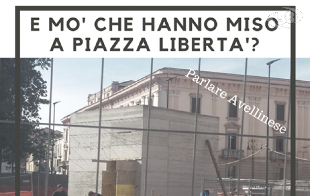 ''E mo' che hanno miso a Piazza Libertà'': il mistero del ''cascione''  di cemento