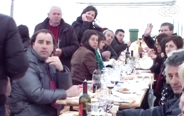 Pasquetta, a Savignano la grande abbuffata. Nonostante il freddo