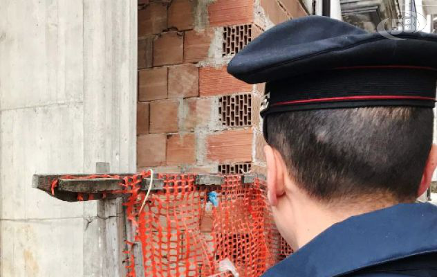 Sicurezza sui cantieri, una denuncia a Volturara