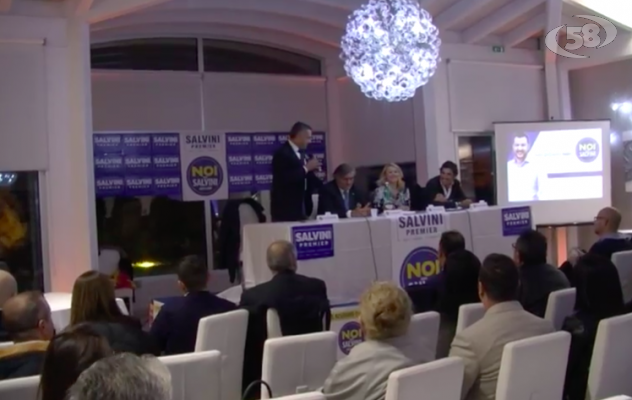 Salviniani d'Irpinia riuniti ad Ariano: ''Prima gli italiani'' /VIDEO