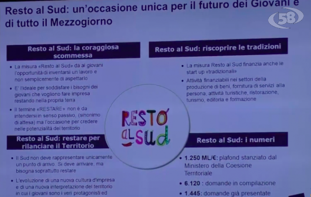 ''Resto al Sud'', in Campania già seimila domande /VIDEO