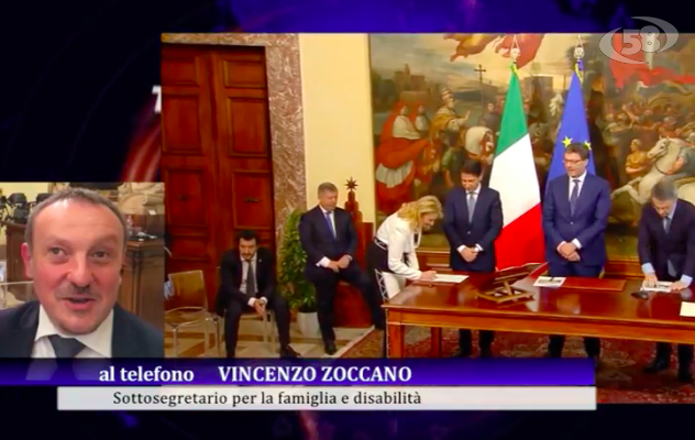 Da Greci al Governo, Zoccano Sottosegretario alla disabilità: ''E' un onore''