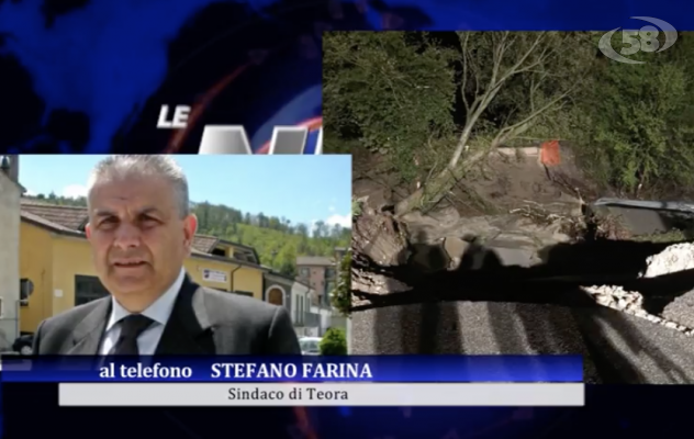 Ponte crollato a Teora, c'è la gara. Il sindaco: tempi brevi per la ricostruzione