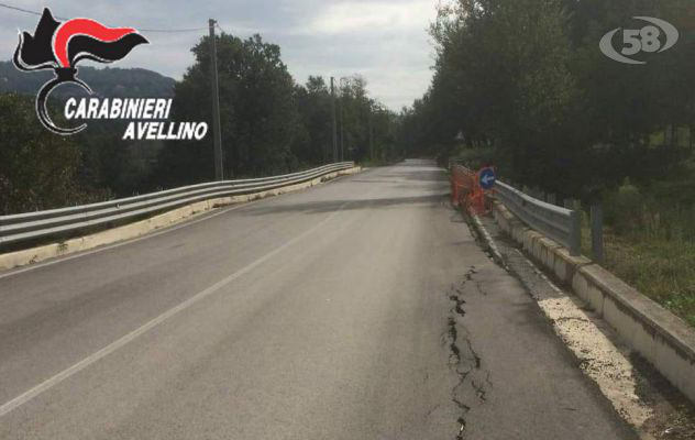 Il ponte  è a rischio: chiuso tratto della Provinciale 280