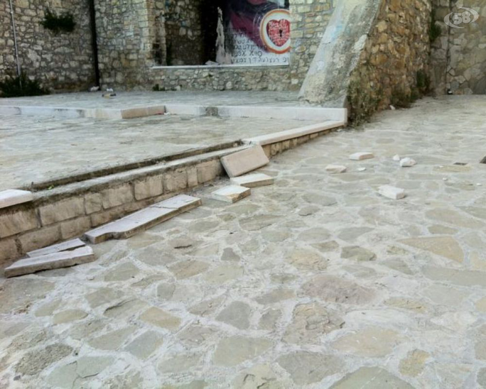 santo stefano vandalismo