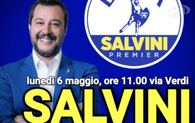 Lunedì Salvini in Irpinia per le amministrative