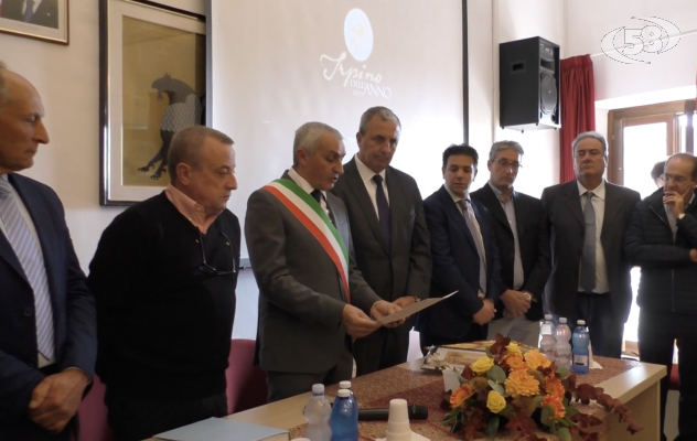“Orgoglioso di essere frigentino”: Di Sibio cittadino onorario
