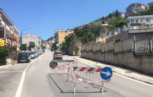 Ariano, in Corso Vittorio Emanuele l'asfalto cede di nuovo