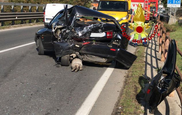 Atripalda, impatto sulla variante: due in ospedale