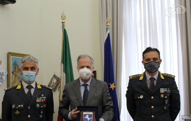 Il prefetto incontra il generale di Divisione Pomponi. Torlontano plaude al lavoro della Finanza