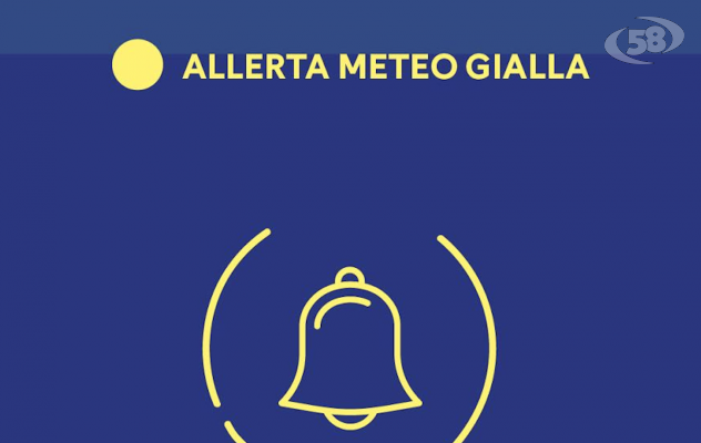 Protezione Civile Regione: allerta meteo con criticità Gialla su Campania