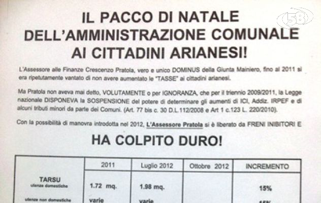 Ariano, l’opposizione torna all’attacco su tasse e ritiro delle dimissioni del sindaco