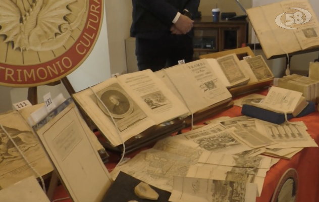 Restituti al comune di Ariano libri e documenti di valore trafugati dalla Biblioteca e dal Museo