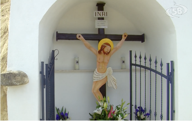 Ariano, inaugurato a Valleluogo il crocifisso restaurato /VIDEO