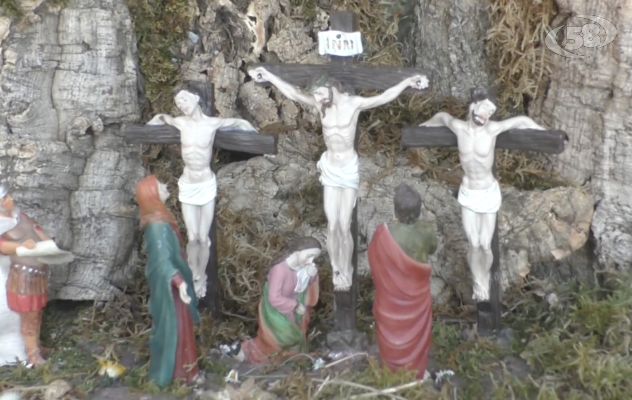 Presepe pasquale a Luogosano: le tappe della Passione di Cristo /VIDEO