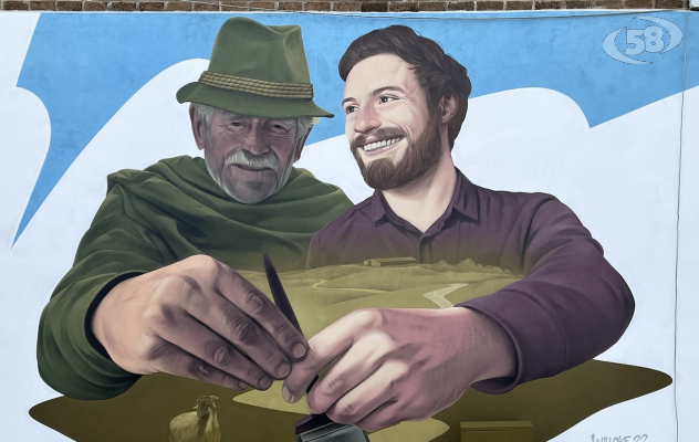 Willoke riporta la streetart in Irpinia con “GenerAzioni” il nuovo murales di Etsom a Zungoli