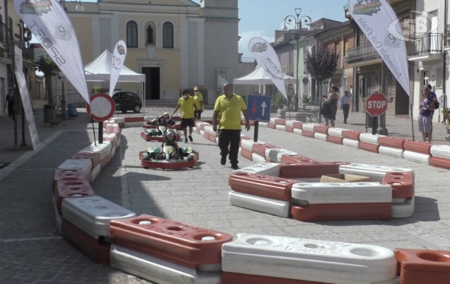 “Karting in piazza” a Sant’Angelo All’Esca, alunni del ''Di Prisco'' ambasciatori della sicurezza stradale /VIDEO
