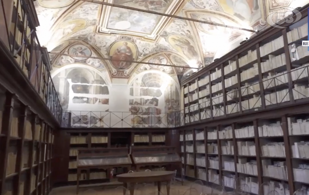 Atrio del Platano e Sala Catasto del complesso monastico, De Luca: patrimonio straordinario/VIDEO