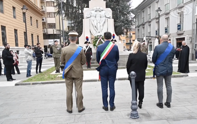 La Patria, i caduti, le Forze Armate: l'Irpinia non dimentica /VIDEO