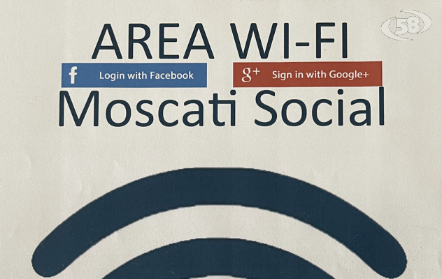 Moscati, la rete wi-fi gratuita per gli utenti esterni  